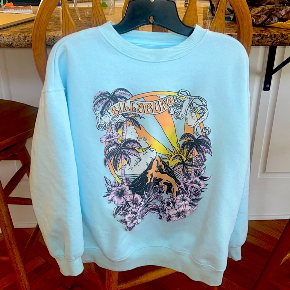 Billabong crew neck size M like new